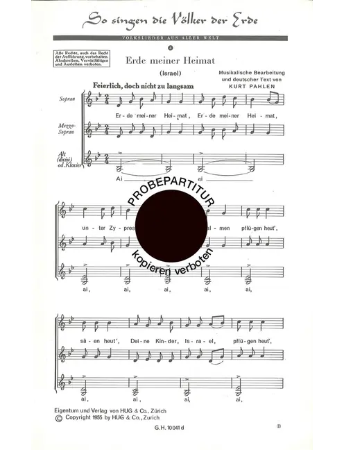 So singen die Völker der Erde 4